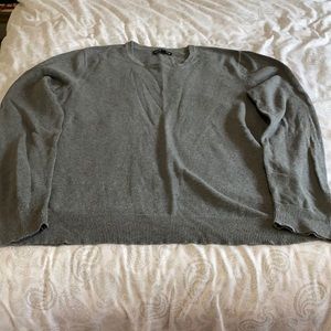 JCrew Waffle Knit Sweater (Grey)